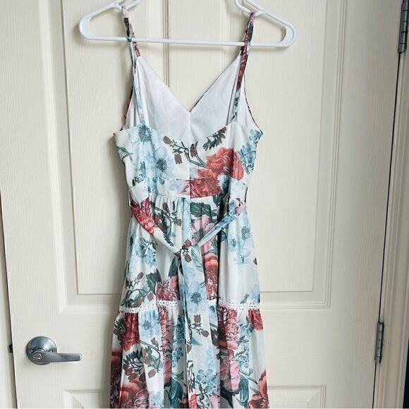 NWT L’atiste by Amy Floral MIDI Tiered Dress - S - Picture 9 of 16